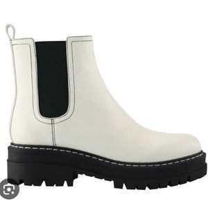 Marc Fisher Padmia Chelsea Boot White